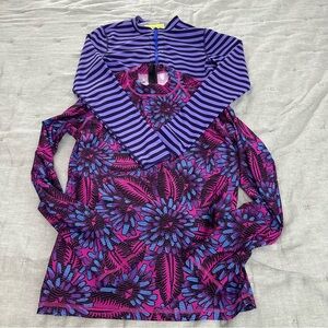 J. Crew Women’s Long Sleeve Rash Guard Tops Size L/14